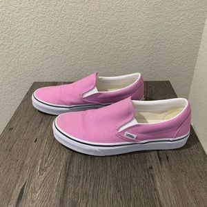 Purple slip on vans